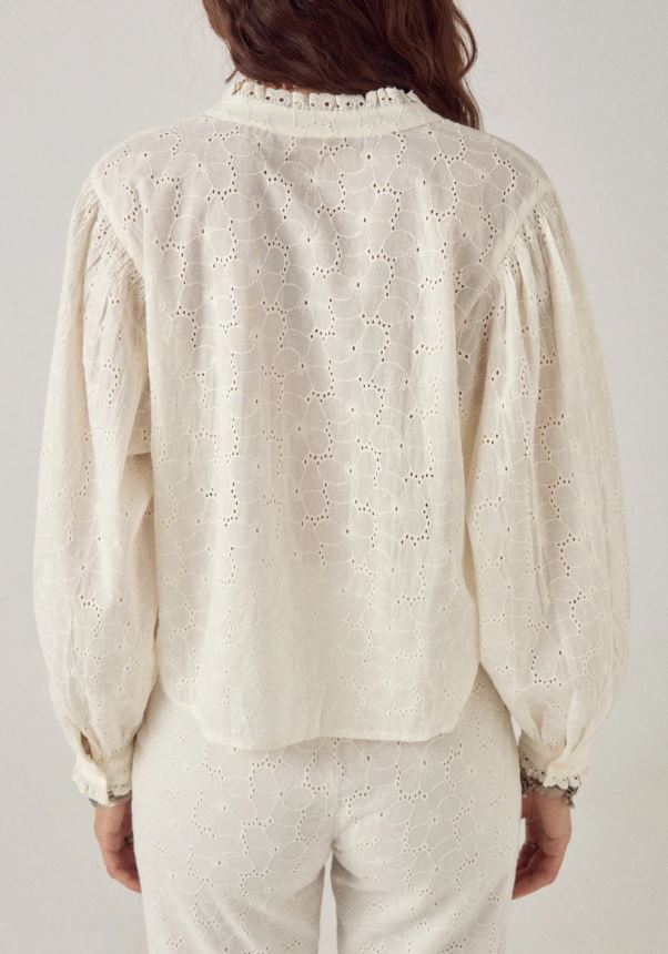 Maison Hotel blusa irene chalk - Imagen 4