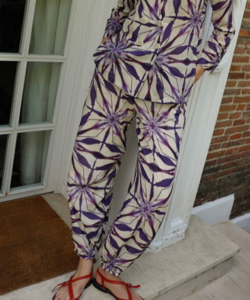 S+L pantalón linda tie dye morado - 36