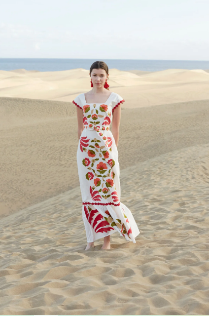 Coosy vestido sibyl blanco - Imagen 3