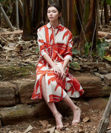 Coosy vestido oralia rojo