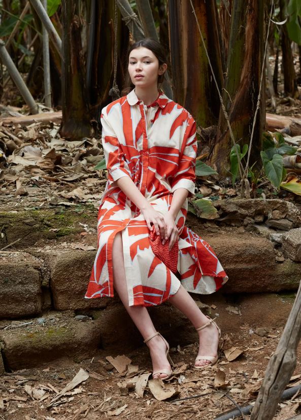 Coosy vestido oralia rojo
