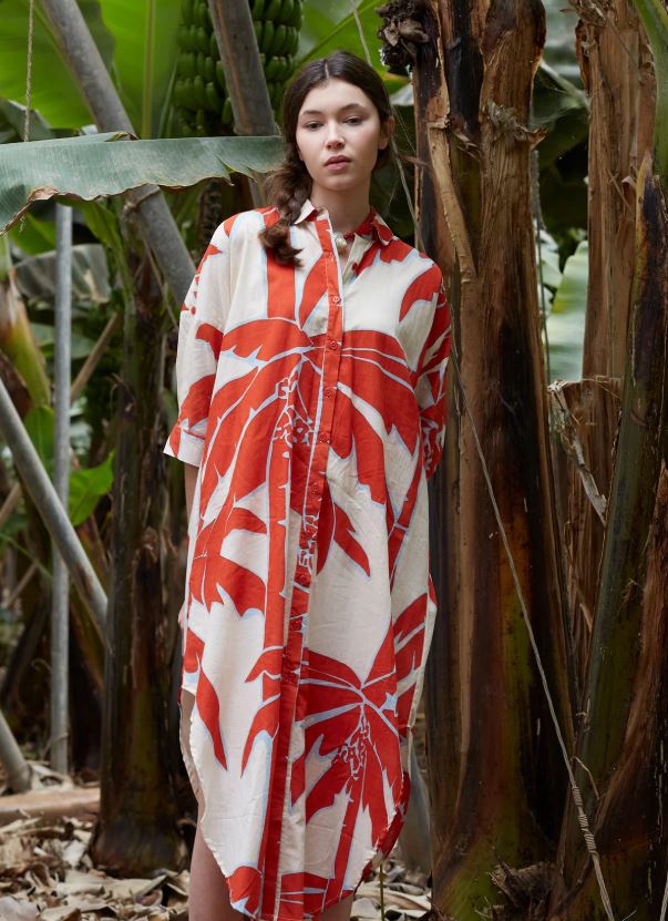 Coosy vestido oralia rojo - Imagen 3
