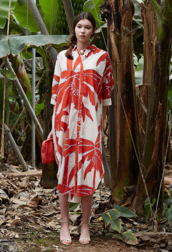 Coosy vestido oralia rojo - Imagen 2