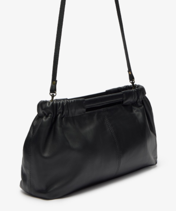 Alternative view of Yerse bolso piel fruncido negro