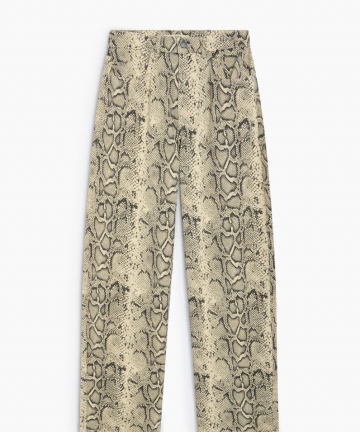 Alternative view of TNS pantalón barril mujer TNS denim estampado serpiente