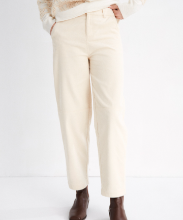 MUS&BOMBON pantalón orion carrot de pana crudo
