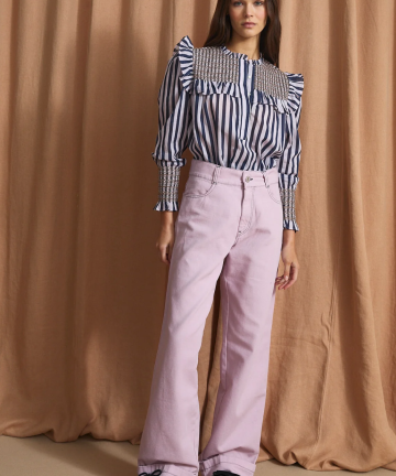 Sophie+Lucie blusa conchita lineas malva