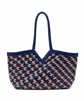 Alternative view of MISTRY foyer tote tricolor azul edición limitada