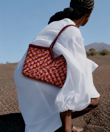 Alternative view of MISTRY foyer tote tricolor rosa edición limitada