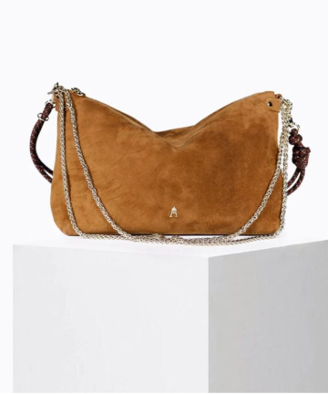 Craie Studio bolso mallow ante cognac
