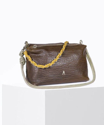 Alternative view of Craie Studio bolso mini halo bubble umber