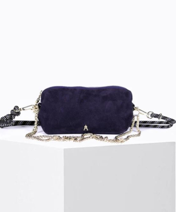 Craie Studio bolso nuage suede navy