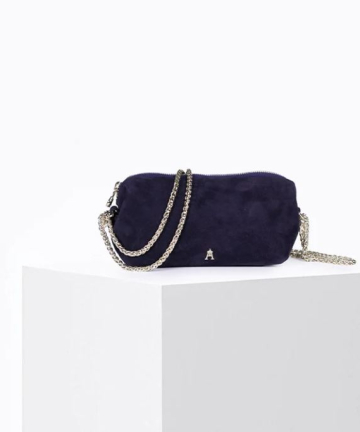 Alternative view of Craie Studio bolso nuage suede navy