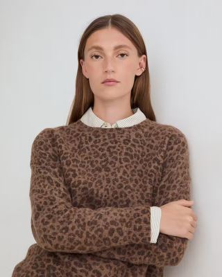 Alternative view of Yerse jersey animal print marrón