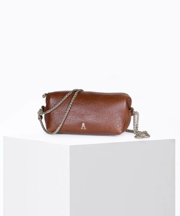 Alternative view of Craie studio  bolso nuage nappa camel