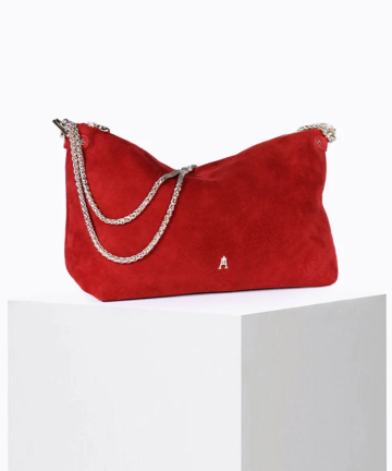 Alternative view of Craie studio bolso mallow suede rouge