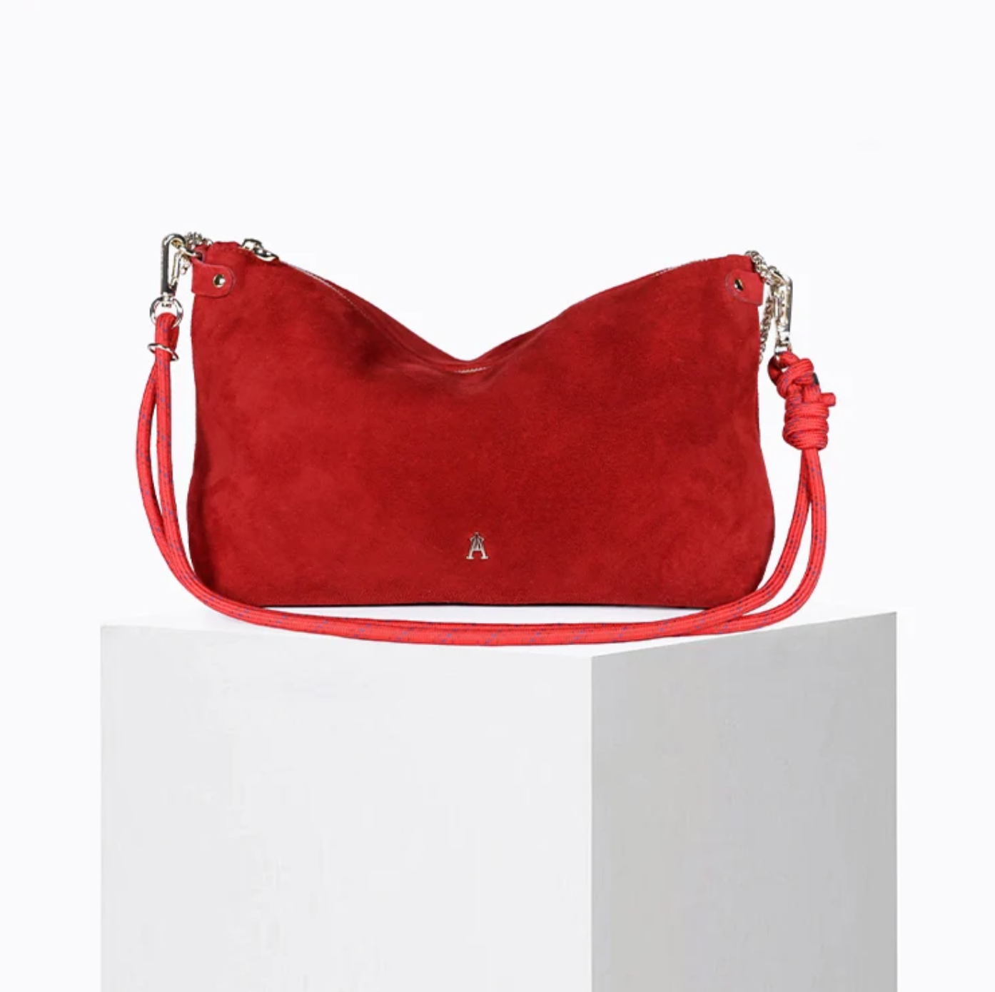 Craie studio bolso mallow suede rouge - Imagen 3