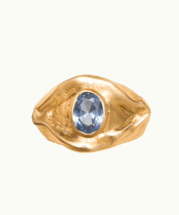 Alternative view of Alhaja anillo horus oro
