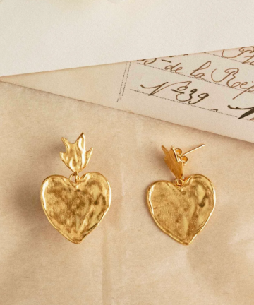 Alhaja pendientes ardiente