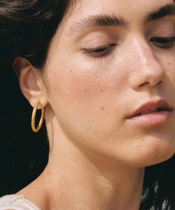 Alhaja aros flamenco oro L
