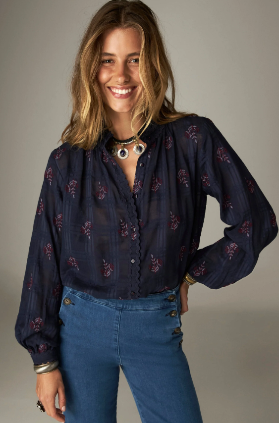 Maison Hotel blusa sabine blue granada