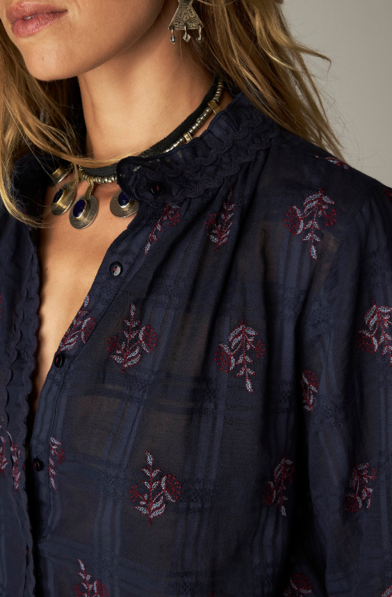 Maison Hotel blusa sabine blue granada - Imagen 2