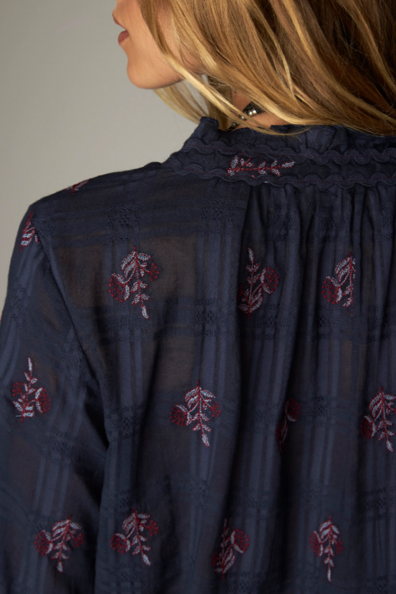 Maison Hotel blusa sabine blue granada - Imagen 4