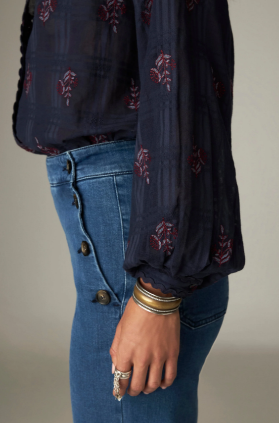 Maison Hotel blusa sabine blue granada - Imagen 5