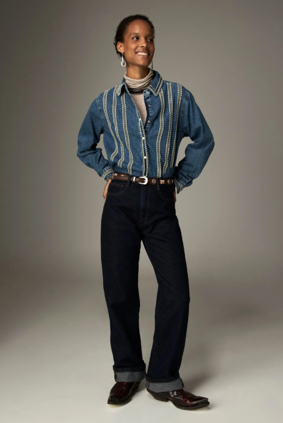 Maison Hotel camisa zach azzurro - Imagen 3