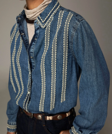 Maison Hotel camisa zach azzurro