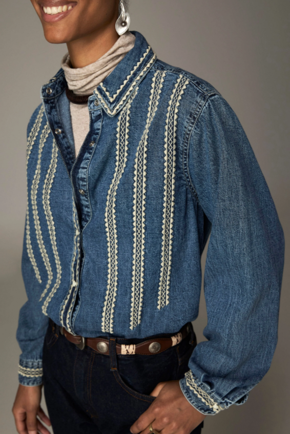 Maison Hotel camisa zach azzurro
