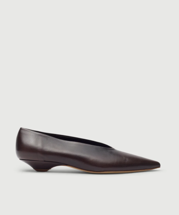 Alternative view of AUGUSTA zapato tacón Freya en piel marrón