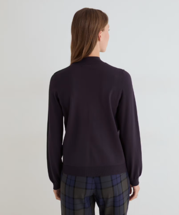 Alternative view of Yerse jersey cuello perkins azul marino