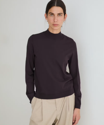 Yerse jersey cuello perkins chocolate