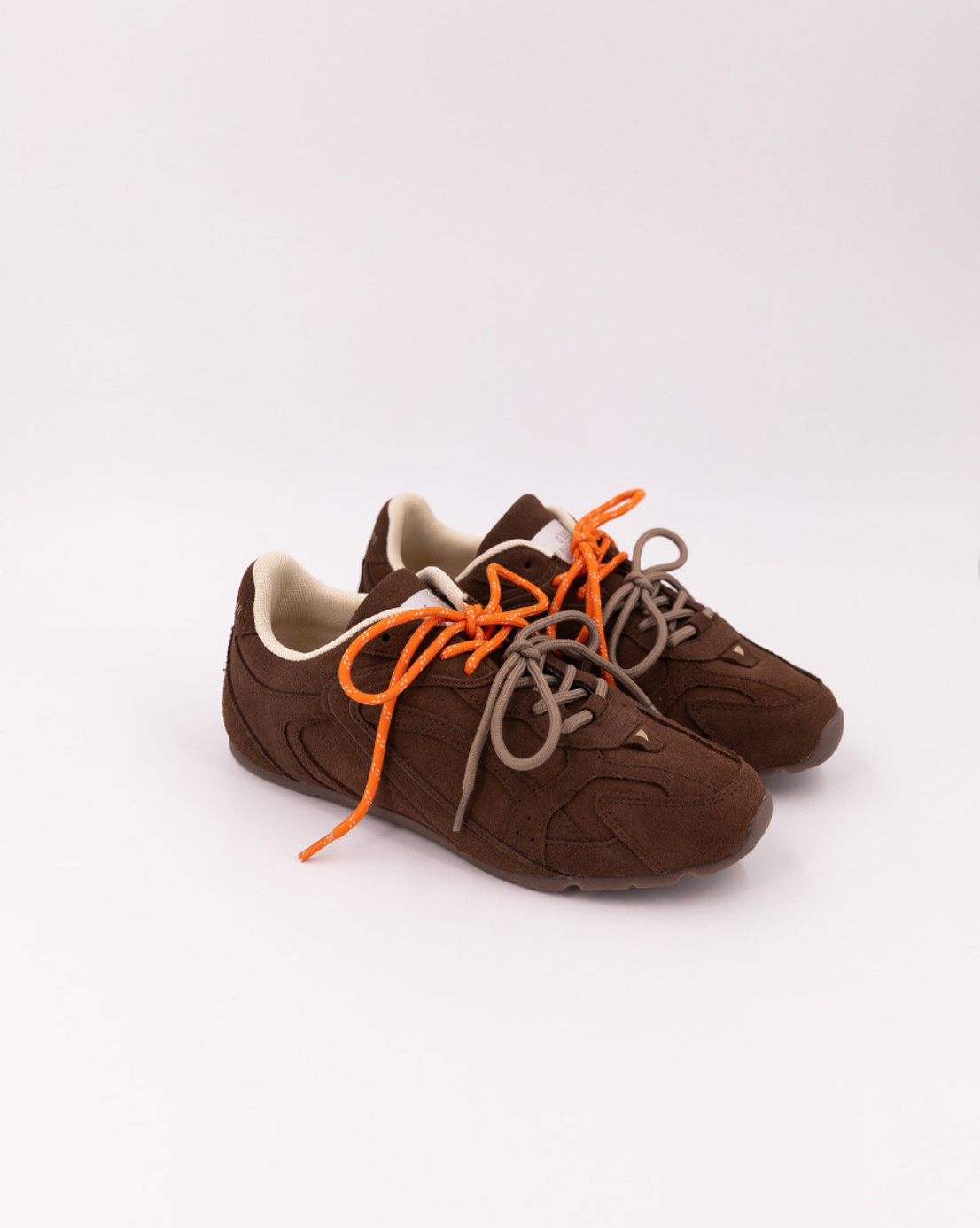0 105 Cosmo brown zapatillas de piel de ante - Imagen 2