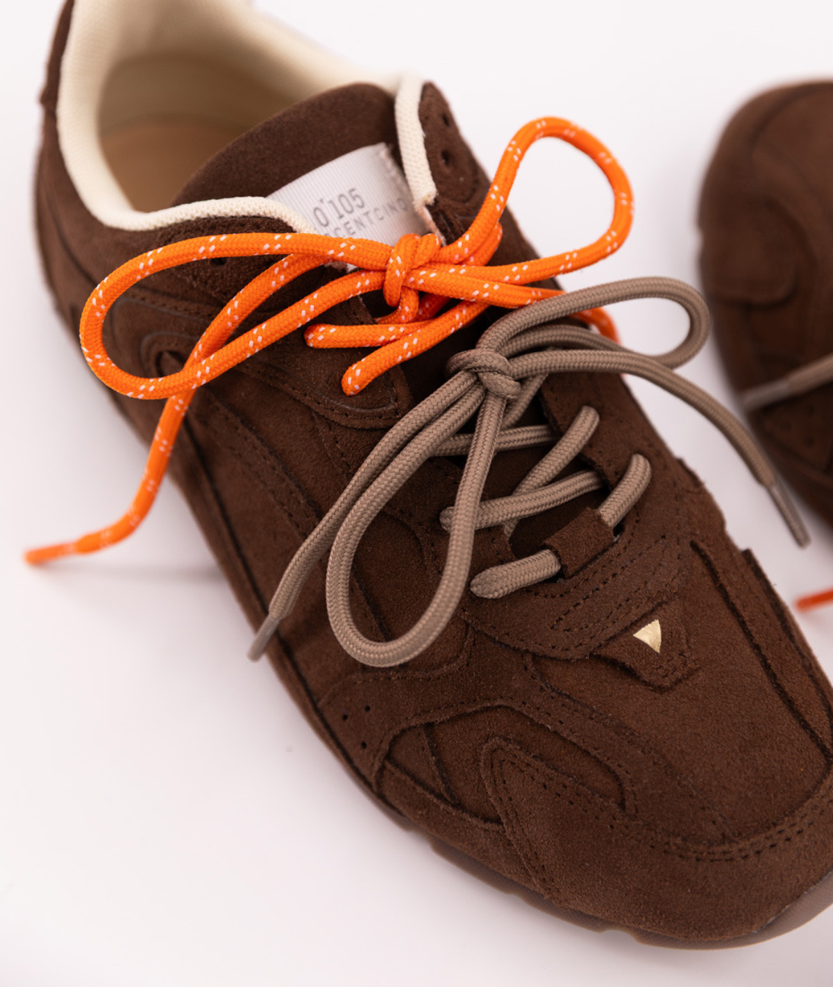 0 105 Cosmo brown zapatillas de piel de ante - Imagen 3