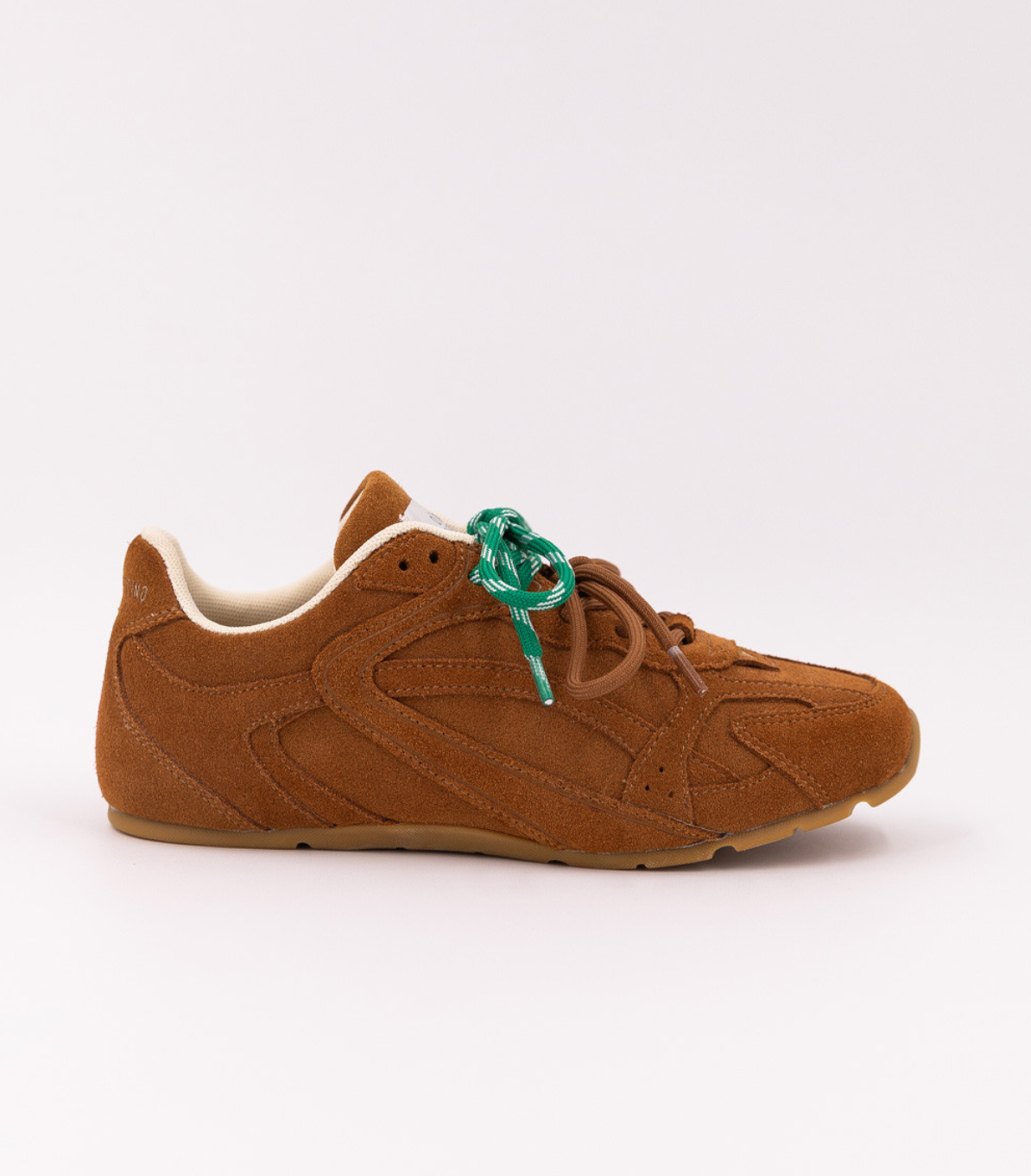 0 105 Cosmo Tan zapatillas de piel de ante camel