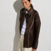 Sessún cazadora Harriboyd coffee leather - Imagen 4