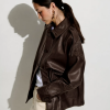 Sessún cazadora Harriboyd coffee leather - Imagen 6