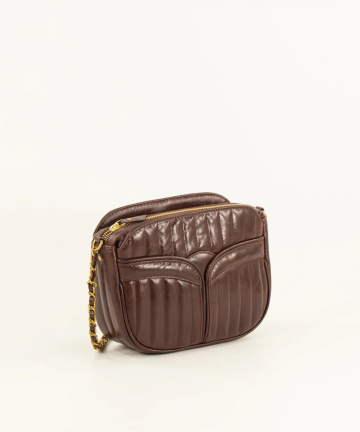 Alternative view of Sessún bolso divine leather castagna