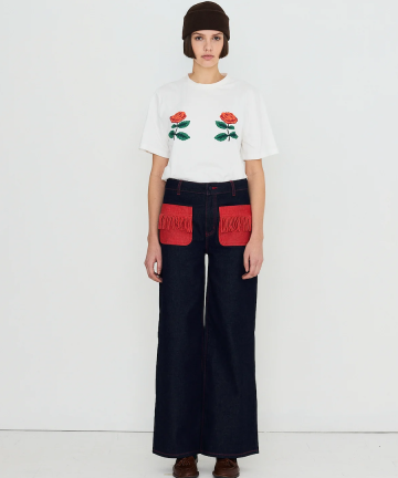 Alternative view of Tiny big sisters camiseta roses