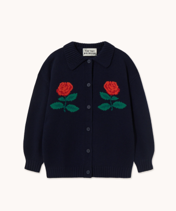 Tiny big sisters cárdigan roses oversize