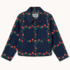 Tiny big sisters chaqueta denim roses grid con bordado