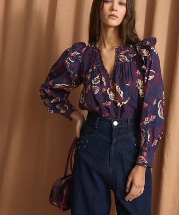 Alternative view of Sophie+Lucie blusa katmandu persias azul