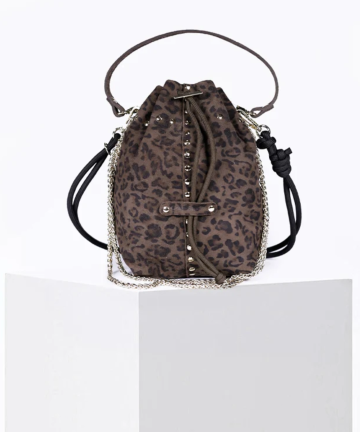 Craie studio bolso beco stud léo choco