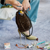 Craie studio bolso beco stud léo choco - Imagen 6