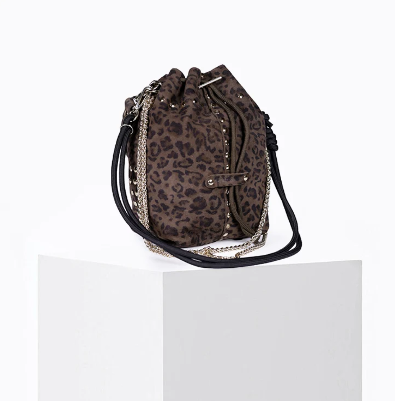 Craie studio bolso beco stud léo choco - Imagen 2