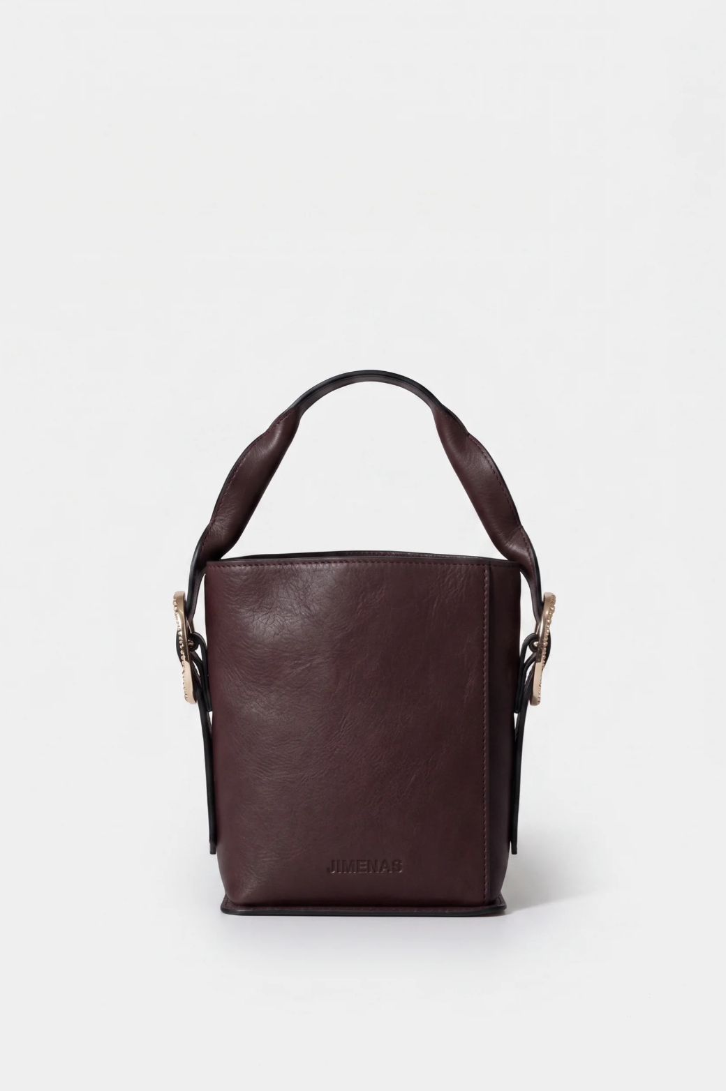 JIMENAS bolso bucket testa di moro