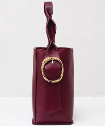 Alternative view of JIMENAS bolso bucket berenjena