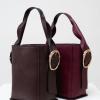 JIMENAS bolso bucket berenjena - Imagen 3